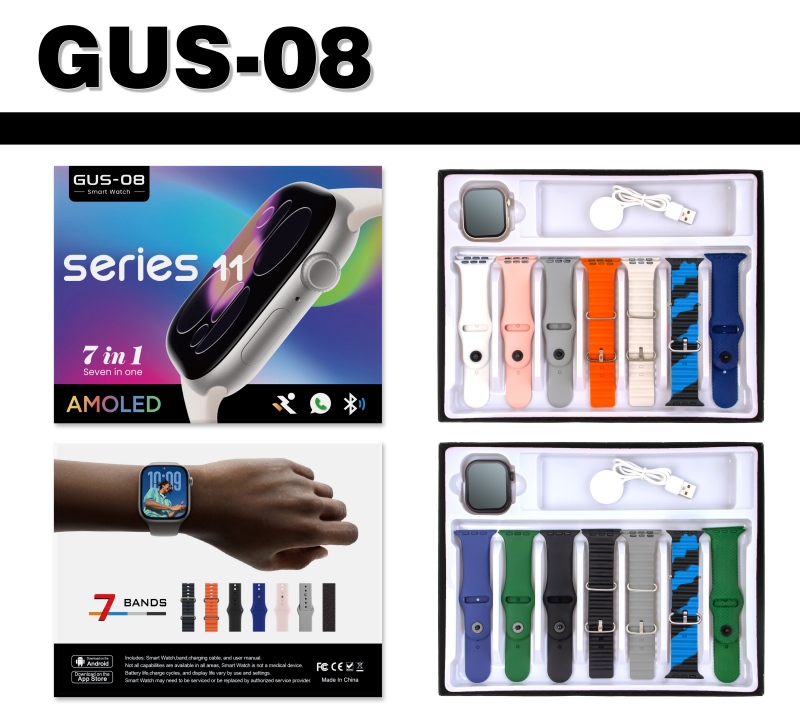 GUS-08 series11 智能手表7+1套装